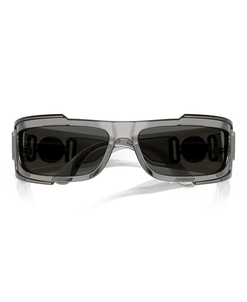 Versace Men's Rectangle Wrap Sunglasses, VE4446