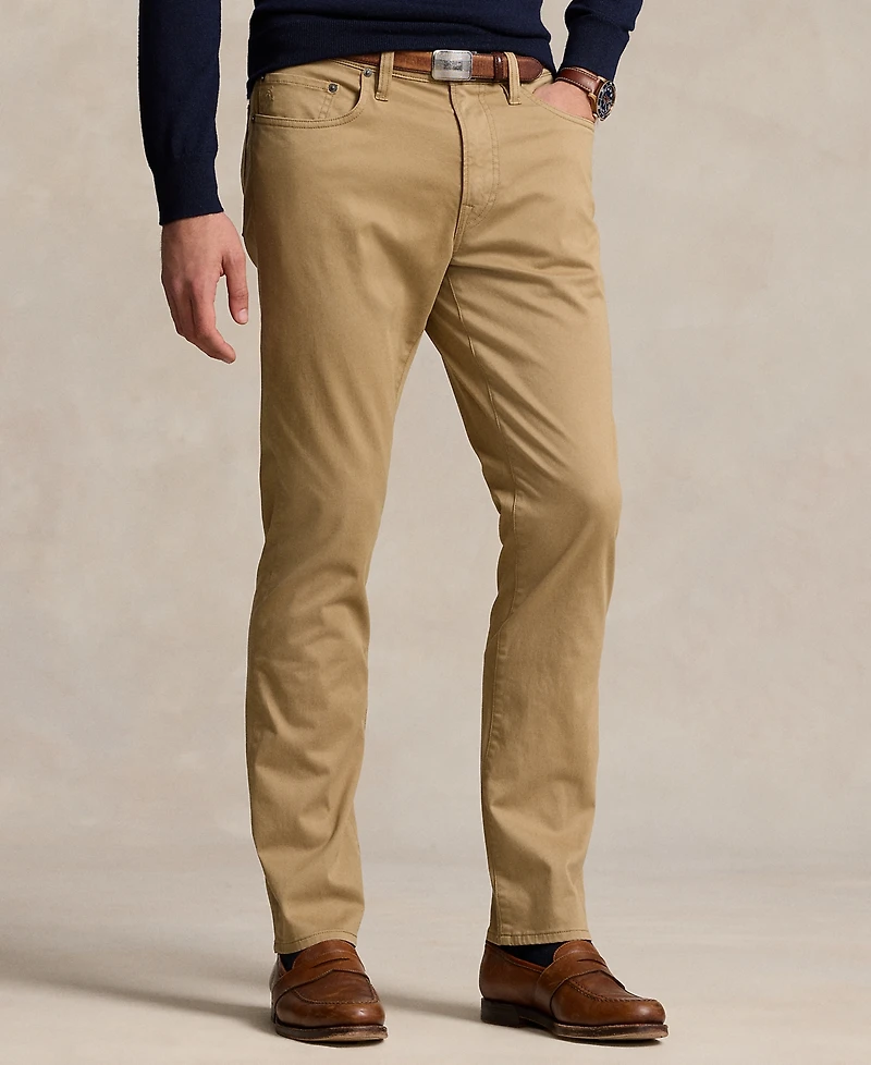 Polo Ralph Lauren Men's Varick Slim Straight Stretch Sateen Pants