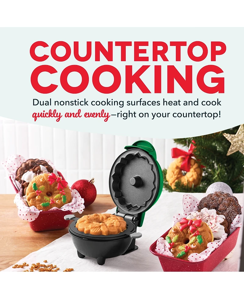 Dash Mini Wreath Bundt Cake Maker