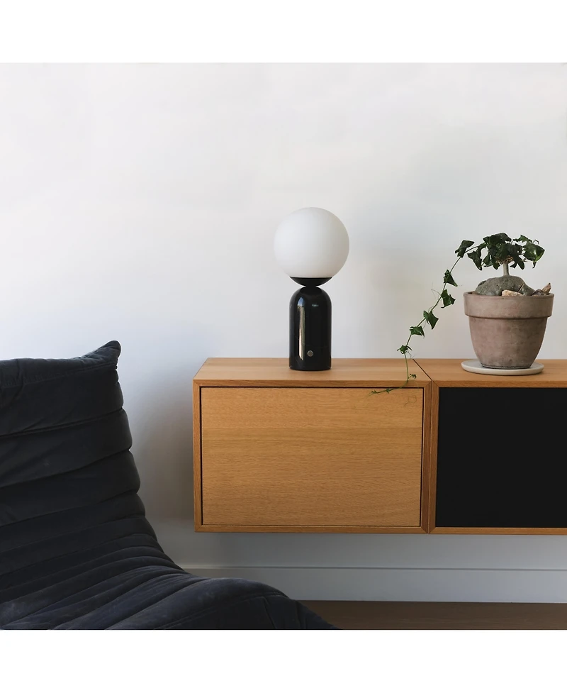 Brightech Mila Tall 15" Dimmable Led Table Lamp with Marble Base