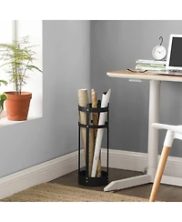 Steel Umbrella Stand for Indoor and Outdoor Use with Stable, Rust-Resistant Design