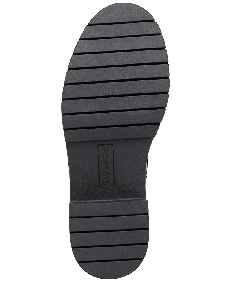 Style & Co Women's Zaharaa Platform Lace-Up Boots, Created for Macy's