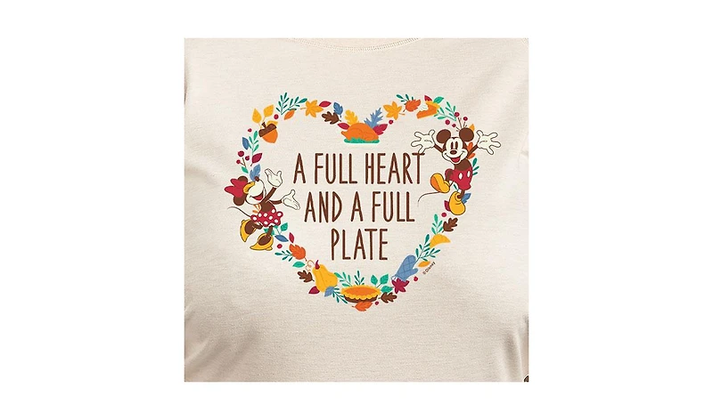 Hybrid Apparel Plus Size Disney Full Heart Graphic Pullover T-shirt