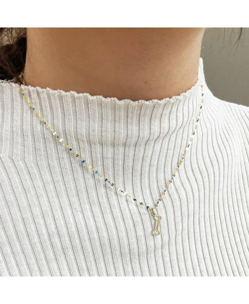 The Lovery Mini Gold Bone Charm 14K Gold