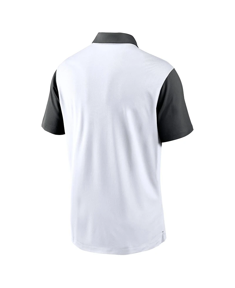 Nike Men's White Georgia Bulldogs Primetime Campus Vapor Performance Polo