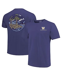 Image One Men's and Women's Purple Washington Huskies Scenic Comfort Colors T-Shirt