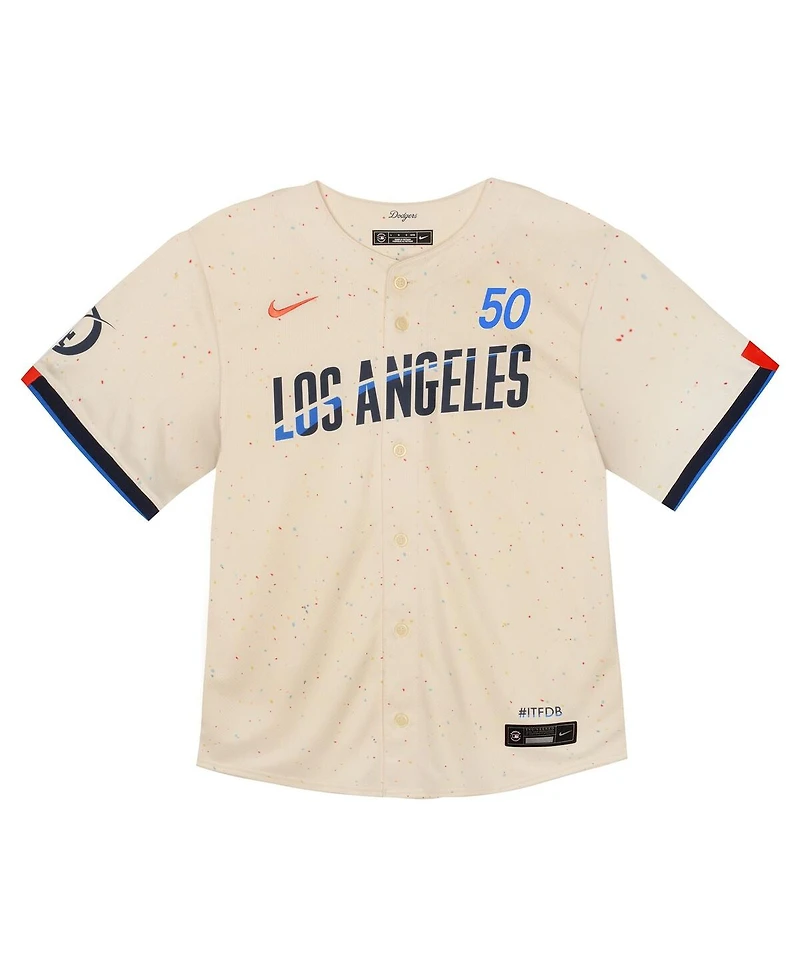 Nike Baby Mookie Betts Cream Los Angeles Dodgers 2024 City Connect Limited Player Jersey