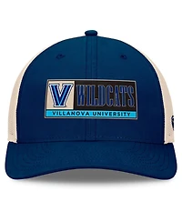 Top of the World Men's Navy/Natural Villanova Wildcats Bennett Trucker Adjustable Hat