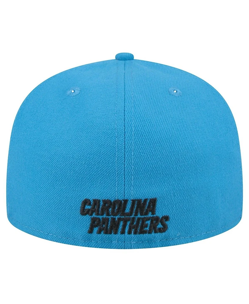 New Era Men's Blue Carolina Panthers Omaha 59FIFTY Fitted Hat
