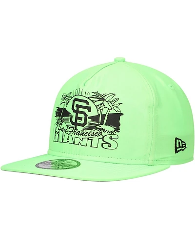 New Era Men's Green San Francisco Giants Neon Golfer Snapback Hat