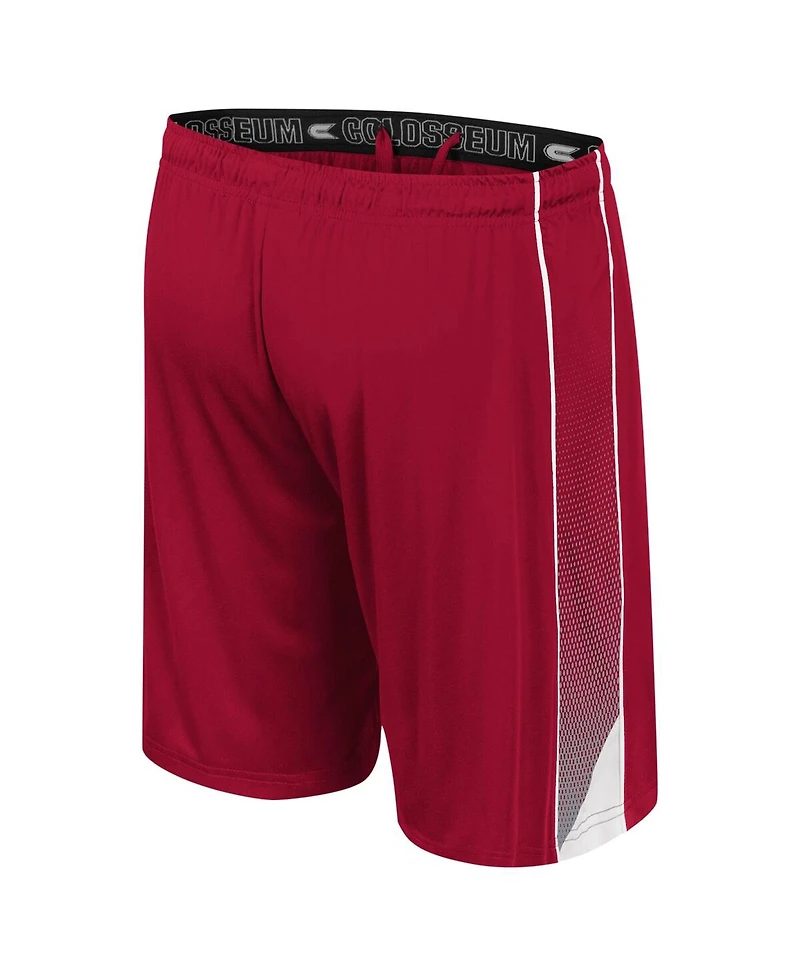 Colosseum Men's Crimson Washington State Cougars Online Shorts