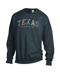 Comfortwash Men's and Women's Gray Texas Longhorns Oversized Pullover Sweatshirt