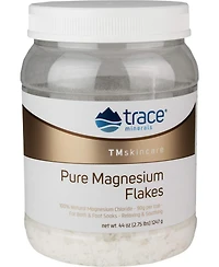 Trace Minerals Pure Magnesium Flakes - Relaxing Bath Soak to Support Rejuvenation & Healthy Sleep - Magnesium for Soothing Bath & Foot Soak