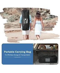 10 Feet Inflatable Stand Up Paddle Board with Backpack Leash Aluminum Paddle-l