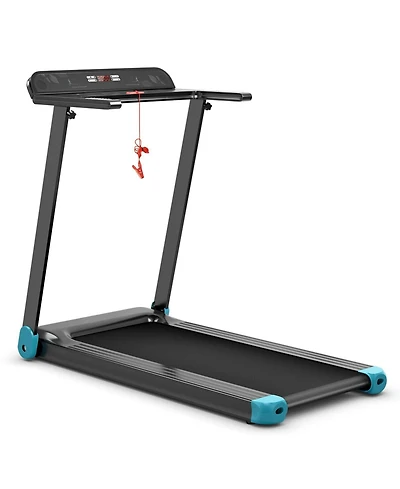Vebreda Folding Electric Compact Walking Treadmill with App Control Speaker-Blue