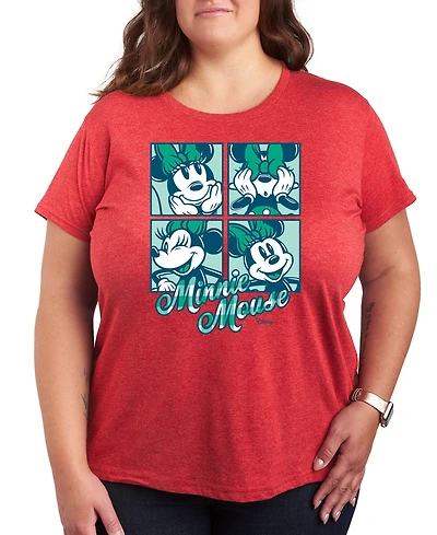 Hybrid Apparel Plus Minnie Mouse Graphic T-shirt
