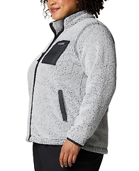 Columbia Plus Size West Bend Full Zip Ii Fleece Jacket