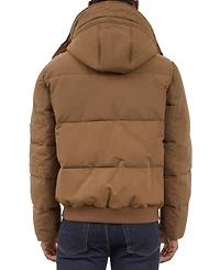 Michael Kors Men's Crinkle Nylon Heavy Short Snorkel Coat