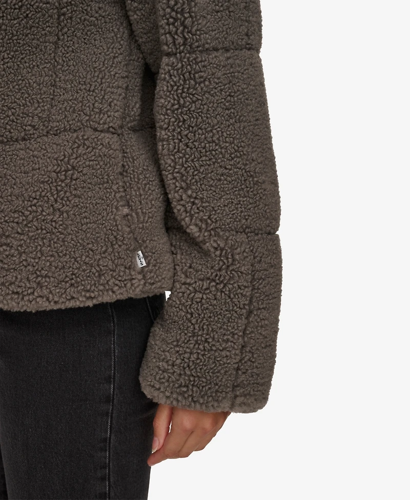Levi's Women's Short Sherpa Teddy Jacket