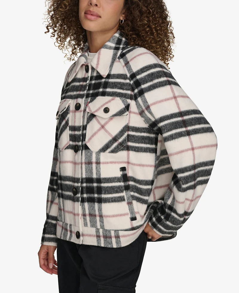 Levi's Women's Wool Blend Shirt Jacket