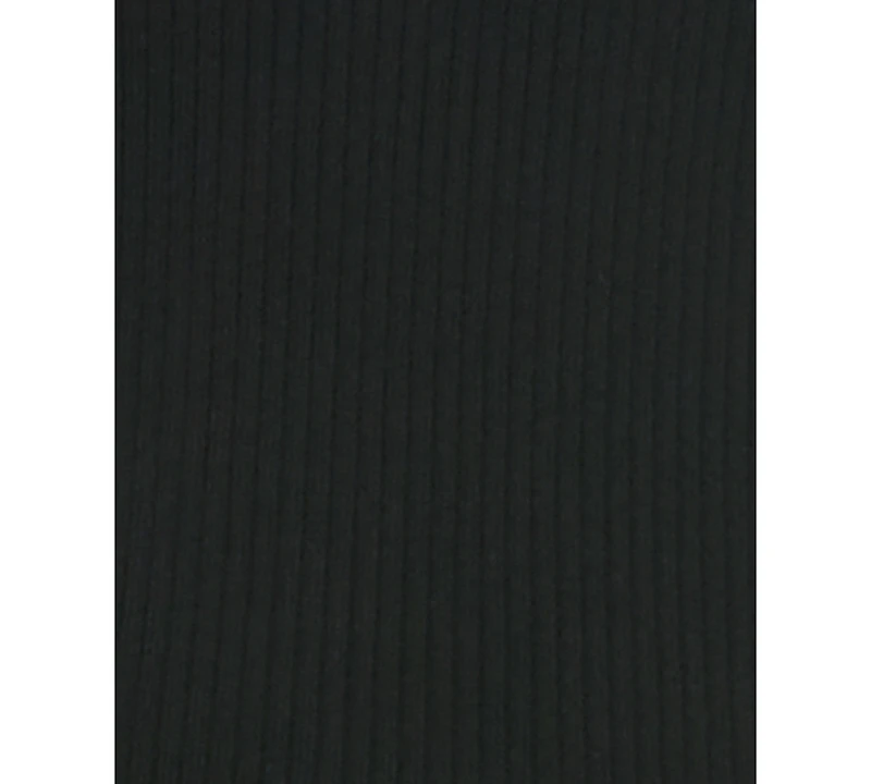 Bcx Juniors' Faux-Leather Long-Sleeve Sweater Dress