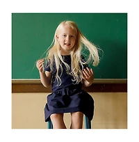 Mightly Girls Fair Trade Organic Cotton Short Sleeve Drop Waist Dress
