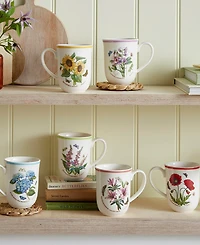 Portmeirion Botanic Garden Meadow Assorted Tulip Mugs, Set of 6