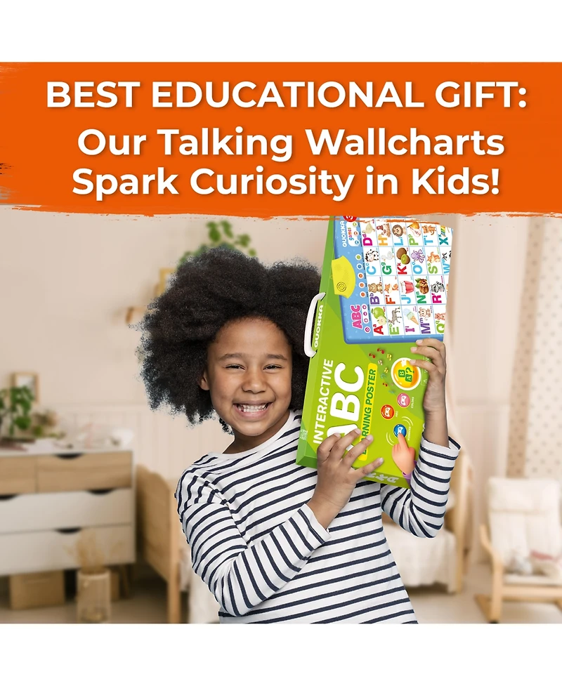 Quokka Educational Interactive Poster for Toddlers 3-5