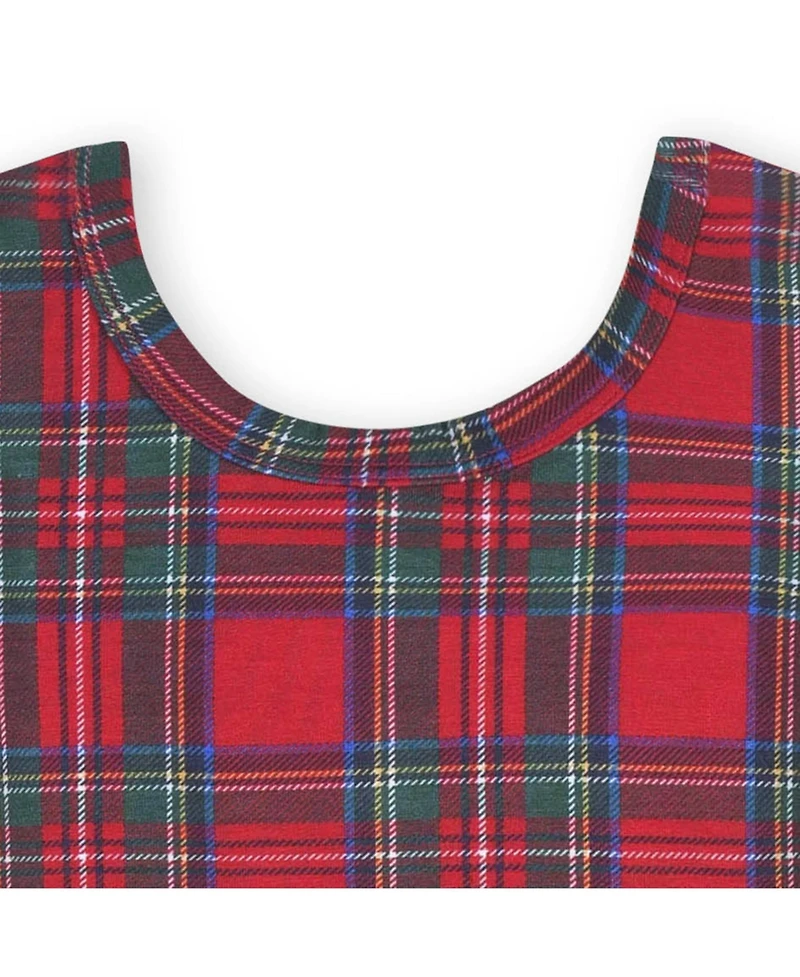 Gerber Baby Girls Baby Holiday Plaid About You Long Sleeve Dress