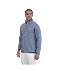 Ben Sherman Men's Seamless Knit Quarter Zip Sweatshirt