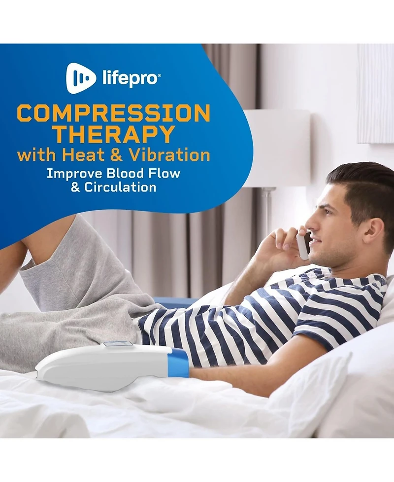 LifePro Hand Massager - for Arthritis and Carpal Tunnel Relief - Hand, Wrist and Fiinger Massager with Heat and Compression
