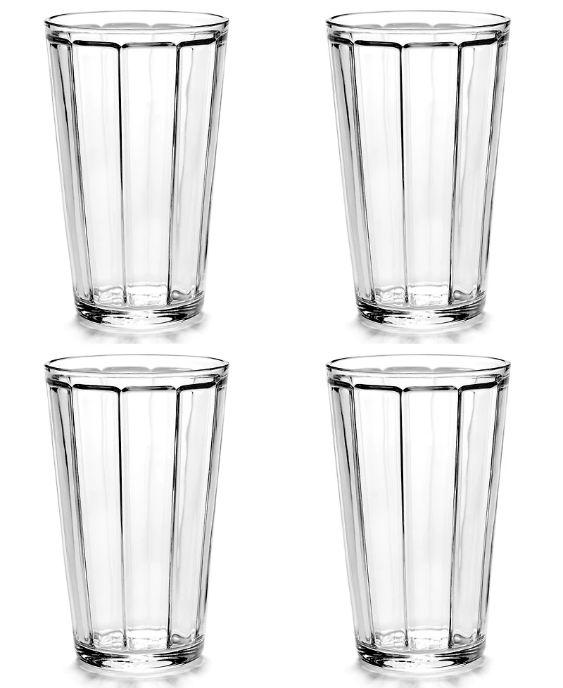 Serax Surface Long Drink Glasses, Set of 4