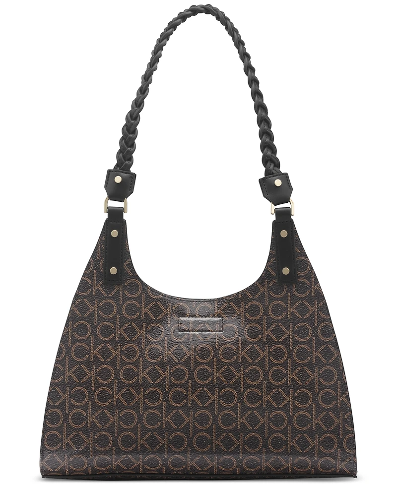 Calvin Klein Shelly Signature Satchel
