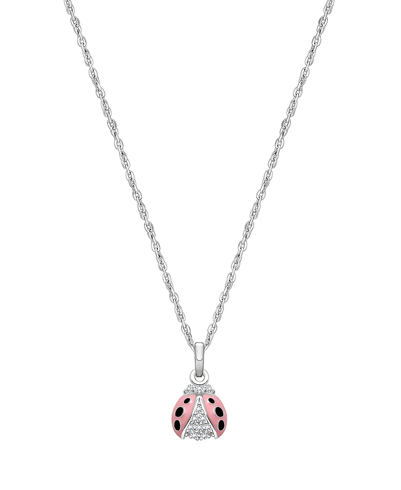 Tiny Blessings Girls Children's Sterling Silver Love Bug 12-14" Necklace