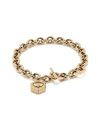 Olivia Burton Women's Minima Bee Gold-Plated Toggle Bracelet