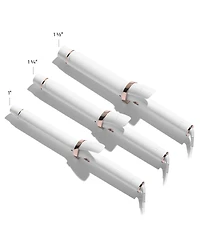 T3 SinglePass Curl X 1.25" Ceramic Extra-Long Barrel Curling Iron in Satin Blush