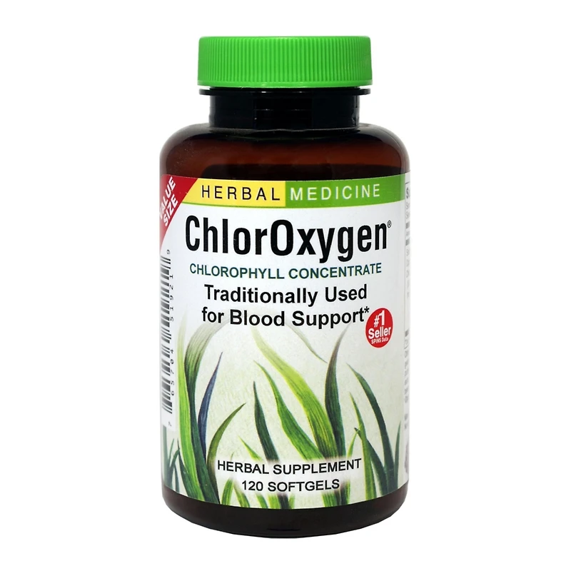 Trace Minerals Herbs Etc. Chloroxygen Softgels, 120 Ct