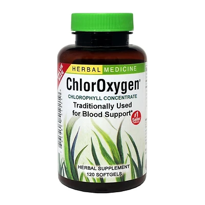 Trace Minerals Herbs Etc. Chloroxygen Softgels, 120 Ct