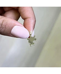 The Lovery Mini Gold Puzzle Piece Charm 14K Gold