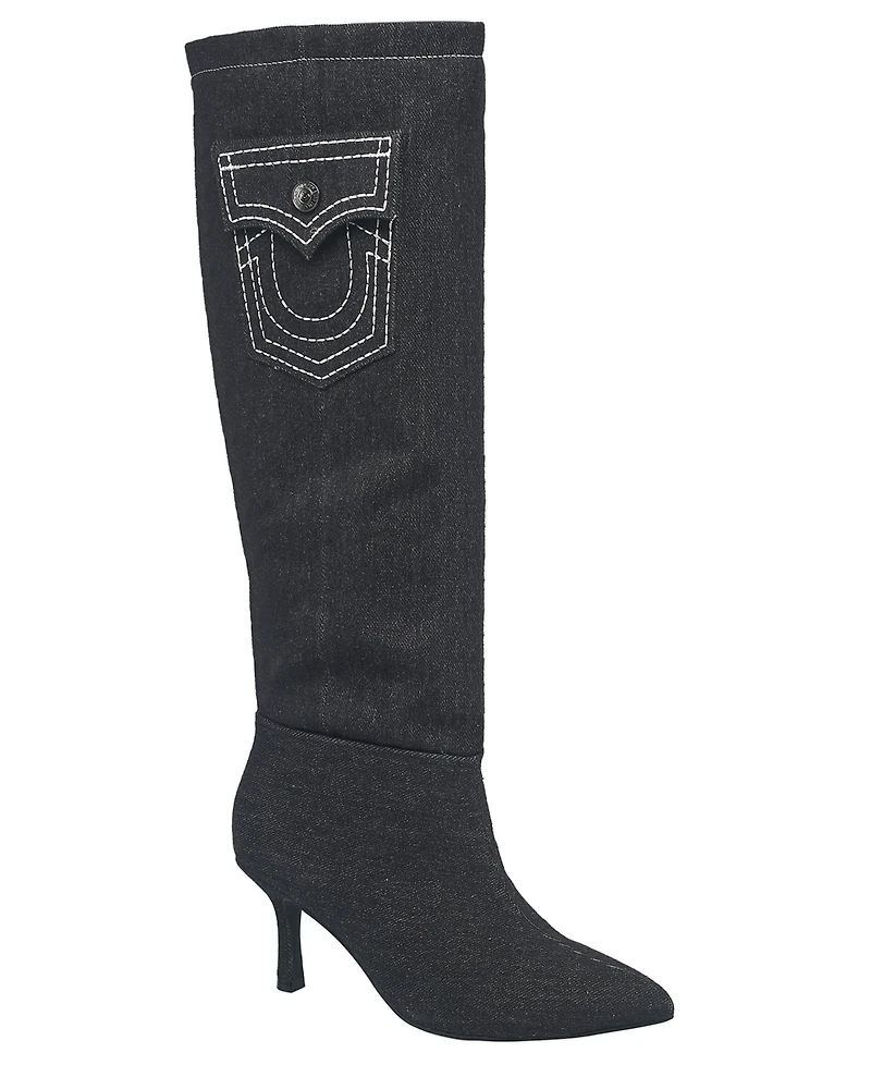 True Religion Women's Tall Denim Boot