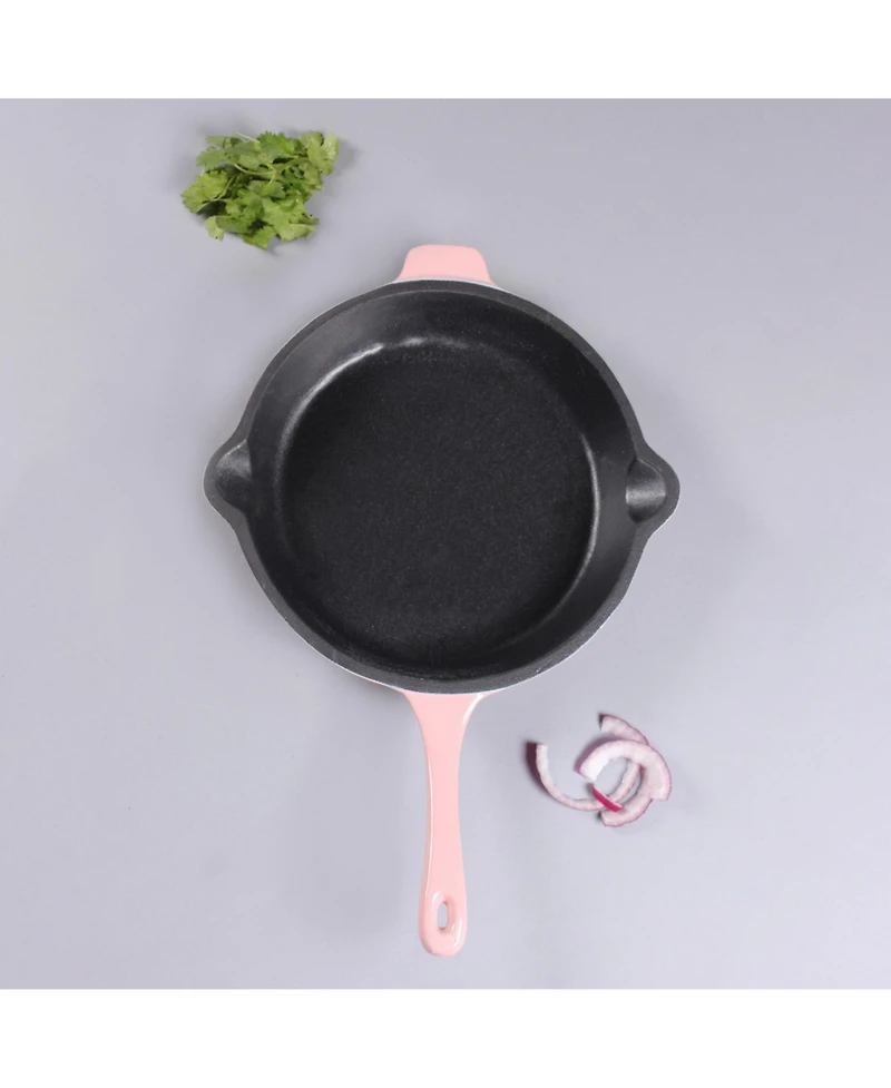 BergHOFF Neo 2pc Cast Iron 10" Fry Pan & 11" Grill Pan Cookware Set