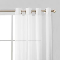 Melrose Semi Sheer Window Panel Set, 110" W x 84" L