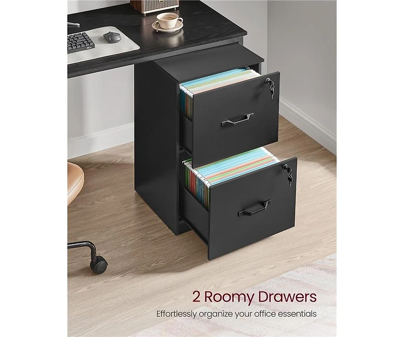 Slickblue 2-Drawer Vertical File Cabinet for Efficient Document Organization