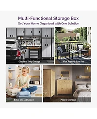 Sersper 48 Gallon Outdoor Patio Deck Storage Box Floor Decor