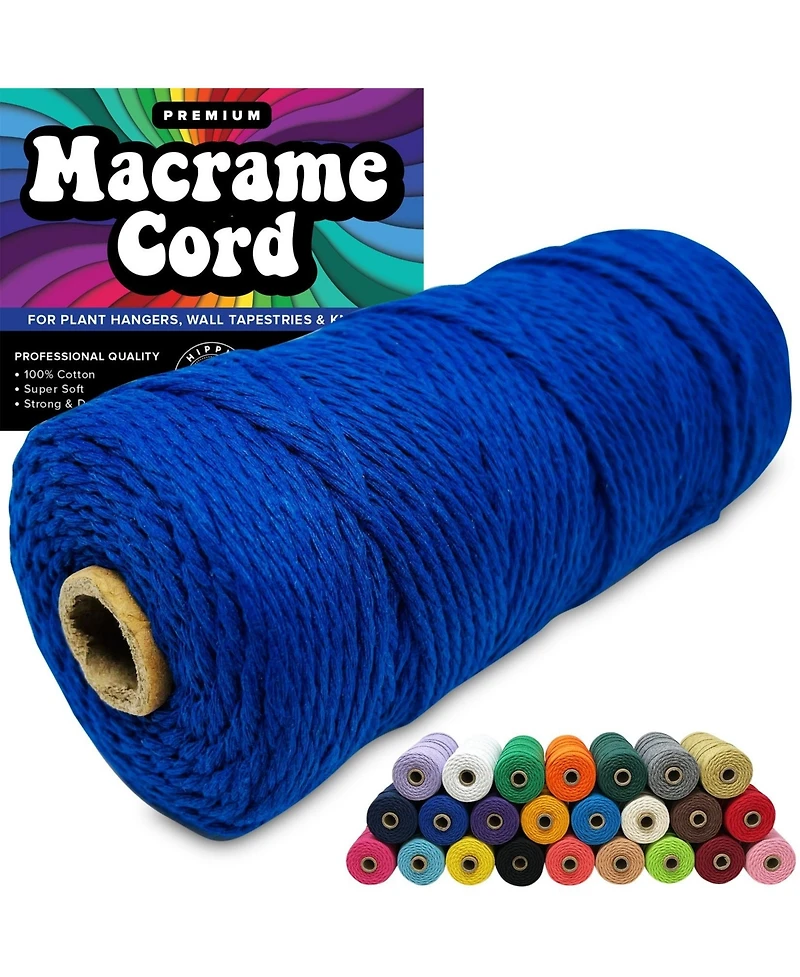 Hippie Crafter 100% Cotton Macrame 3mm Cord Pink