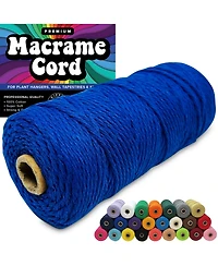 Hippie Crafter 100% Cotton Macrame 3mm Cord Pink