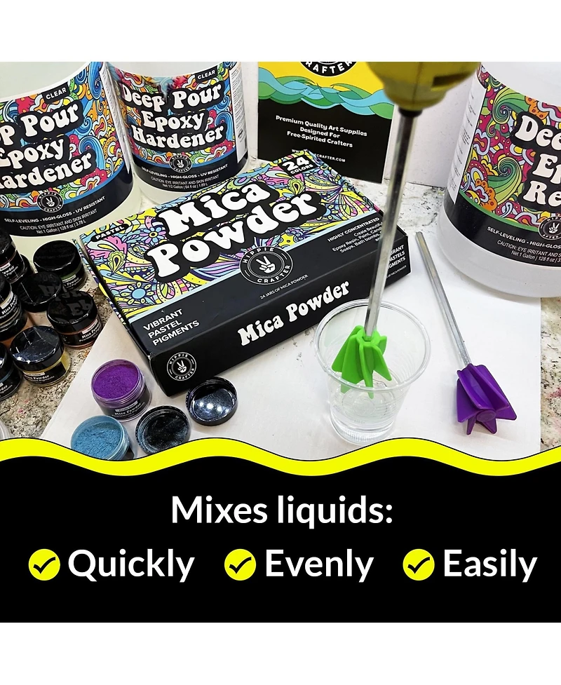 Hippie Crafter Epoxy and Paint Mixer