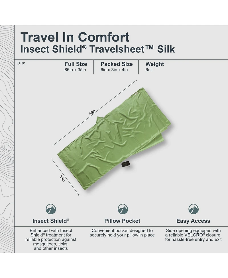 Cocoon - Premium - Insect Shield TravelSheet Silk