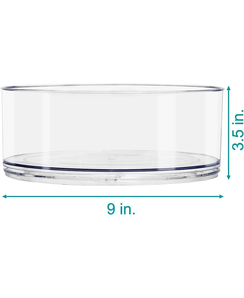 Sorbus Lazy Susan Organizer Set - for Fridge, Pantry, Cabinet, Table, Makeup, Set Includes 1 Tall Lazy Susan, 1 Two Tier