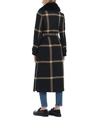 Vince Camuto Women's Double-Breasted Maxi Wool Blend Coat